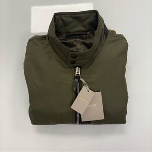 NWT Tom Ford Olive Green Nylon Bomber Jacket Size 56 (US L/XL) $3490 Retail